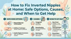 How to Fix Inverted Nipples at Home Safe Options, Causes, and When to Get Help