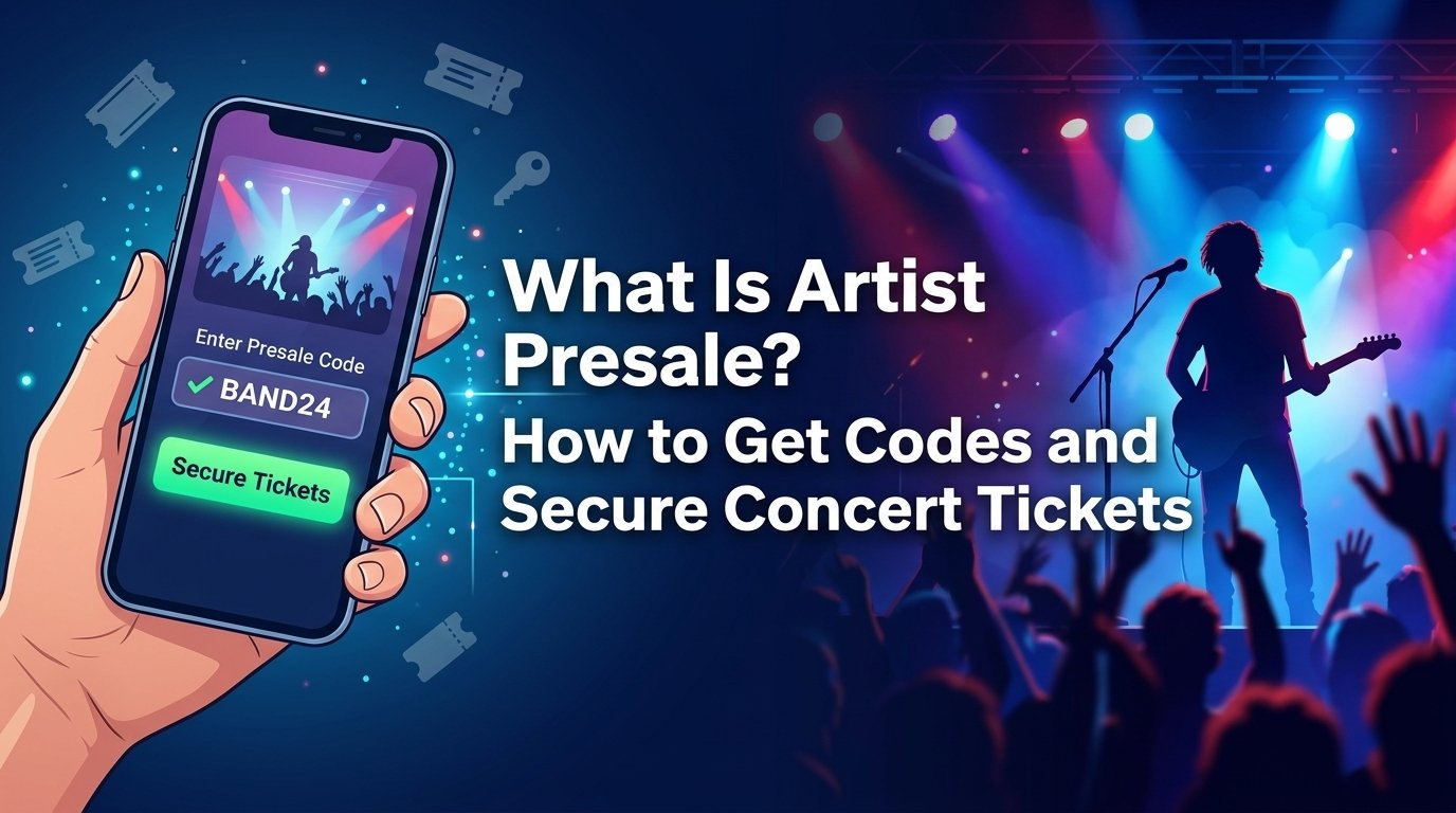 What Is Artist Presale? How to Get Codes and Secure Concert Tickets