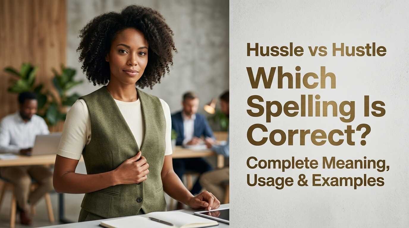 Hussle vs Hustle Which Spelling Is Correct? Complete Meaning, Usage & Examples