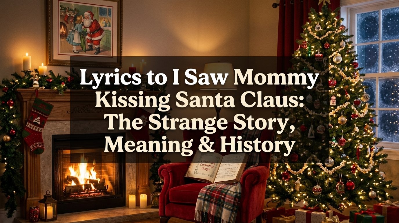 Lyrics to I Saw Mommy Kissing Santa Claus: The Strange Story, Meaning & History