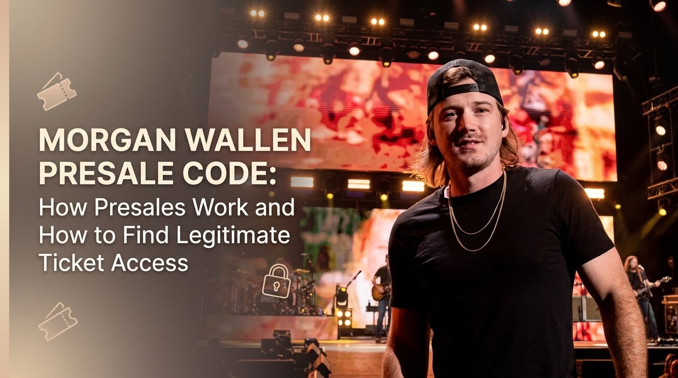 Morgan Wallen Presale Code How Presales Work and How to Find Legitimate Ticket Access