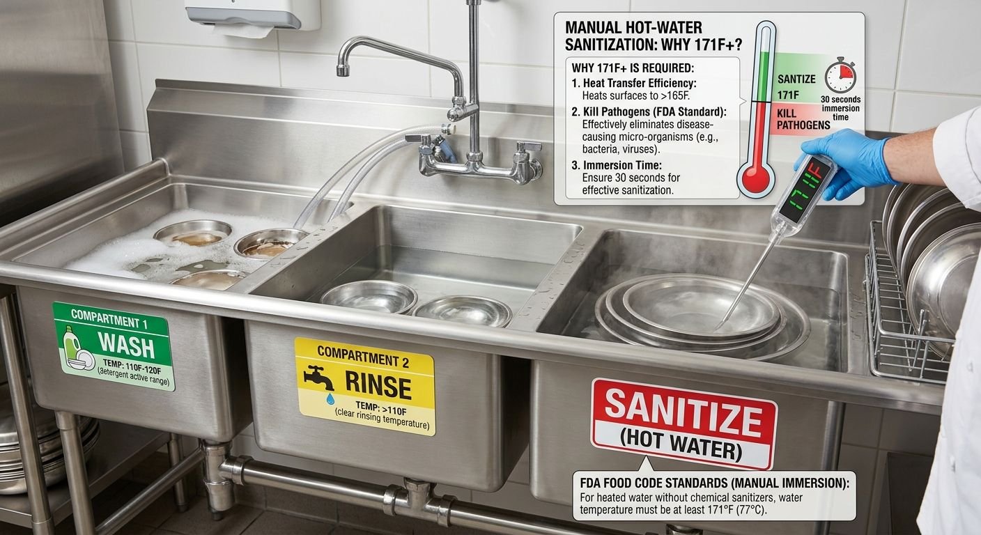 If Heated Water Is Used to Sanitize It Must Be at 171°F Complete Guide