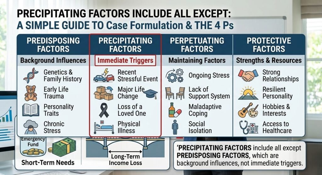 Precipitating Factors Include All Except: Powerful Guide to Avoid Common Mistakes 2026
