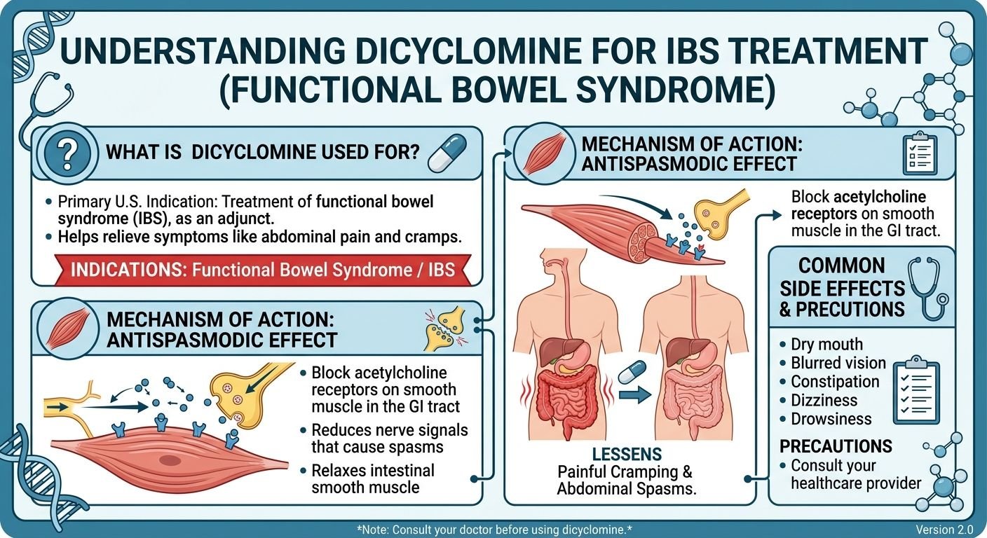 What Is Dicyclomine Used For? Uses, Effects, and Safety